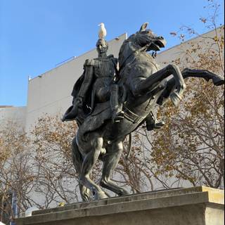 Monument of a Man and His Horse