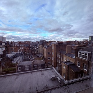 Overcast London Rooftops and Victorian Architecture