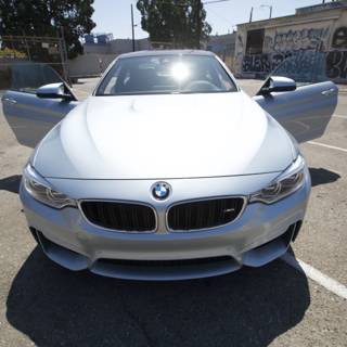 Sleek BMW M4 Parked in a Sunny Lot