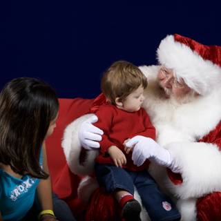 A Festive Moment with Santa Claus