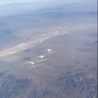 Aerial View of the California Desert
