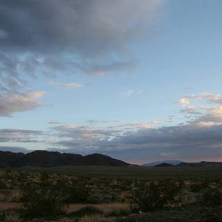 Sunset Over the Desert Plateau