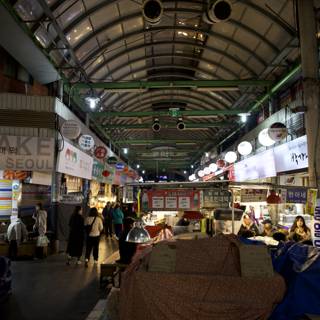 Bustling Bazaar in Korea, 2024