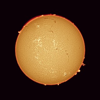Hydrogen-Alpha Sun: Solar Chromosphere in Stunning Detail