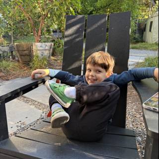 Sunny Smiles in the Backyard