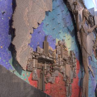 Mosaic Cityscape Wall