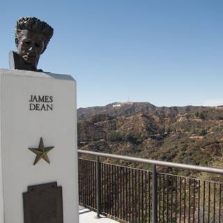 James Dean Statue on Hill