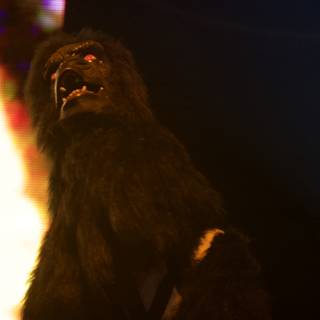 Gorilla in Flames