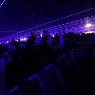 Purple Laser Light Show Electrifies Wobbleland 2026 Crowd
