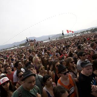 Coachella Saturday Music Festival Crowd