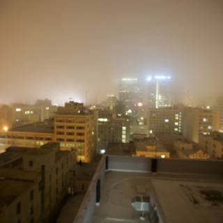 Foggy Night in the City