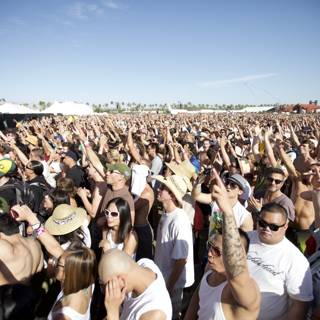 The Vibrant Sunday Crowd at Coachella Music Festival