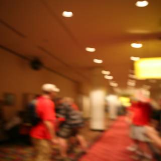 Blurry Corridor Walk