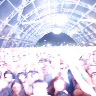 The electrifying crowd at Coachella Music Festival