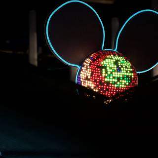 Glowing Mickey Mouse Head