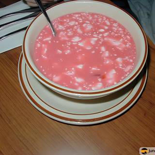 Pink Soup Bowl
