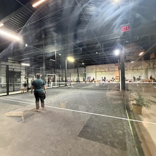 indoor padel tennis court