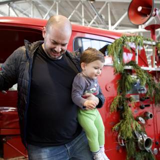 Holiday Heroes: Wesley and Dave B's Fire Station Visit
