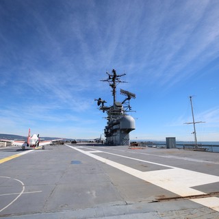 Flight Deck of USS Hornet Aircraft Carrier Museum