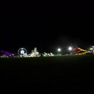 Nighttime Metropolis at the Fairground