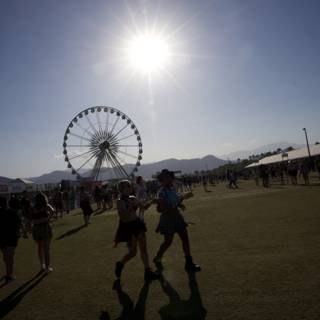 Sunlit Silhouettes at Coachella 2024