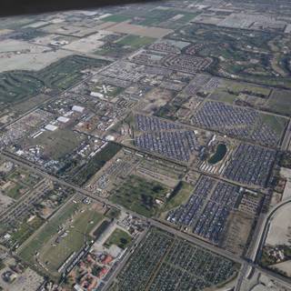Aerial View of Indio, Southwest Extreme Triangle