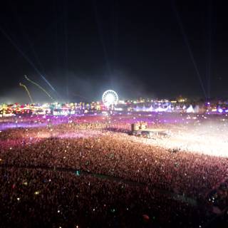 Igniting the Night: A Captivating Crowd at Coachella 2015