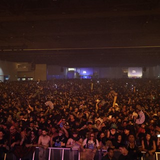 Massive Indoor EDM Festival Crowd at Wobbleland 2026