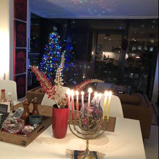 Hanukkah Celebration on our Family Table
