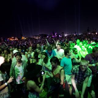 The Ecstatic Crowd at Coachella Music Festival 2010