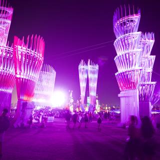 Neon Nights: Urban Glow at Coachella 2024