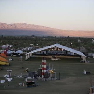 Coachella Main Stage and Mountain View