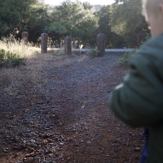 Young Explorer on Gravel Trail at Mount Diablo