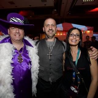Two Women and a Purple Cowboy