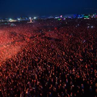 Coachella Crowd from the Lift