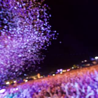 Night Sky Shimmering with Confetti at Coachella 2014
