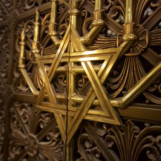 Golden Door with Jewish Star