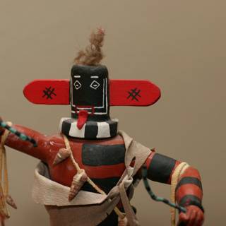 Native American Puppet Figurine