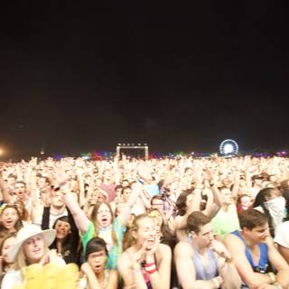 Vibrant Crowd at Coachella Music Festival