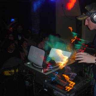 Headphone DJ in the Club