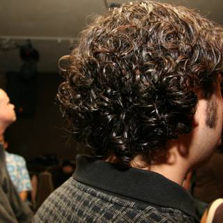 Curly Haired Gentleman at the Pub
