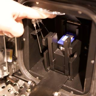 Inserting an Adapter into the Machine