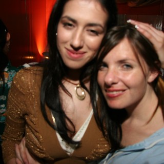 Two Friends Celebrate New Year's Eve 2005 Together