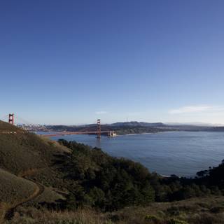 Golden Gate Bridge from Marin Headlands Hilltop, 2024