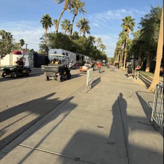 Bustling Path at Empire Polo Club