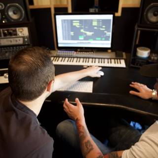 Behind the Music: Two Men in the Studio