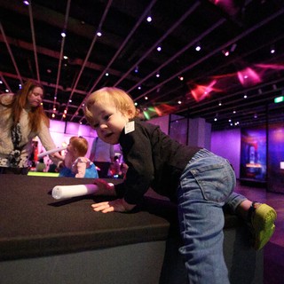 Toddler Having Fun at Baby Rave Event