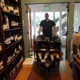 Family Outing in the Wine Boutique