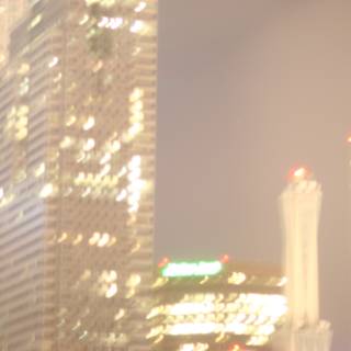 Blurred Metropolis at Night