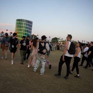 Eclectic Vibes: Sunset Strides at Coachella 2024